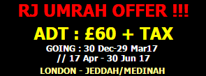 Umrah visa fees